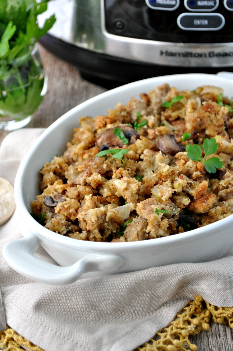 Mom's Slow Cooker Stuffing 2