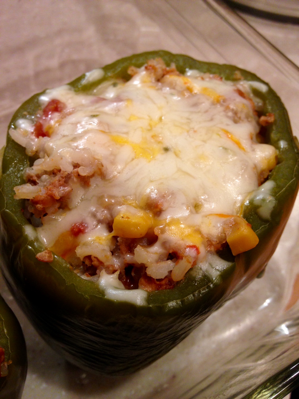 Healthy Stuffed Pepper Dump Dinner Recipe