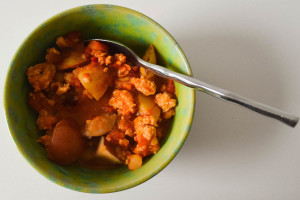 Latin Fusion Turkey Picadillo recipe by Underground Crafter for RecipeChatter