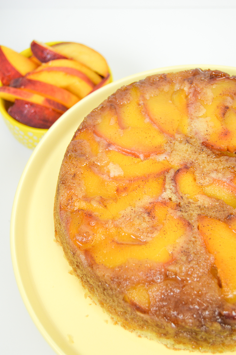 Peach Upside Down Cake - RecipeChatter