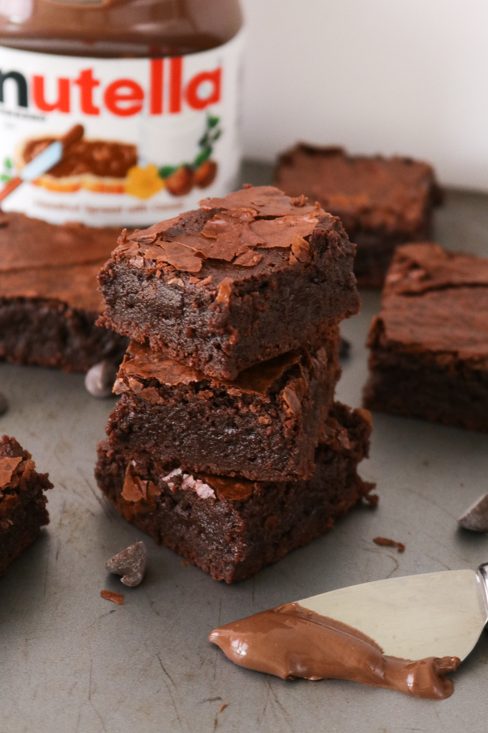 Nutella Brownies - RecipeChatter