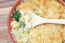 Easy Country Chicken and Dressing Casserole