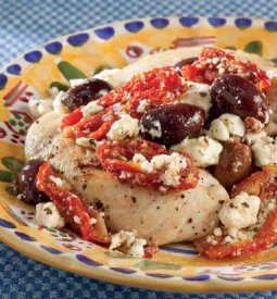 Mediterranean Chicken with Feta and Sundried Tomatoes