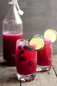 Blueberry Limeade Cocktail