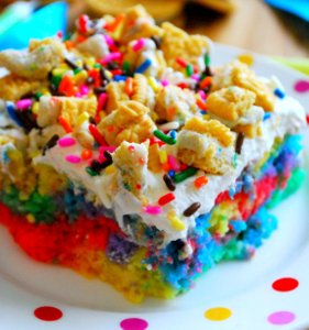 Better Than Presents...Rainbow Birthday Poke Cake