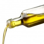 Olive Oil in Glass Bottle