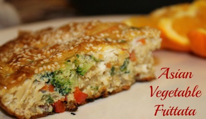 Asian Vegetable and Rice Frittata