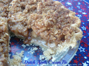 Dutch Apple Cream Pie