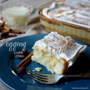 Eggnog-Poke-Cake