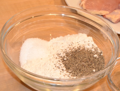 Flour, salt, and pepper