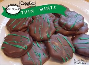 Copycat Girl Scout Thin Mint Cookies