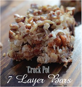 Slow Cooker Seven Layer Magic Cookie Bars