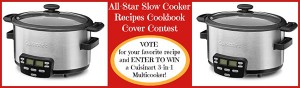 All-Star Slow Cooker Recipes Cookbook Cover Contest