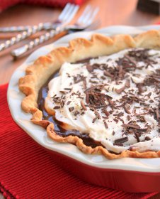 Chocolate Cream Brownie Pie