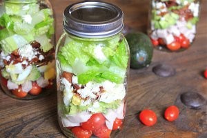 Cobb-Salad-in-a-Jar