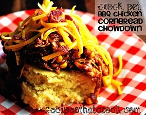 BBQ Chicken Cornbread Chowdown