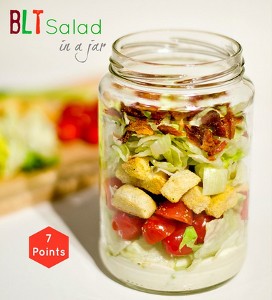 Layered Salad in a Jar