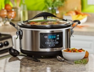 Set & Forget® 6 Qt. Programmable Slow Cooker With Spoon and Lid