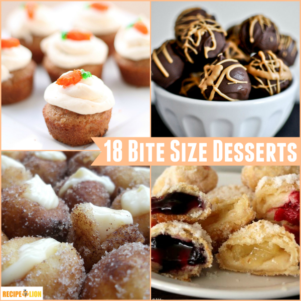 18 Bite Size Desserts