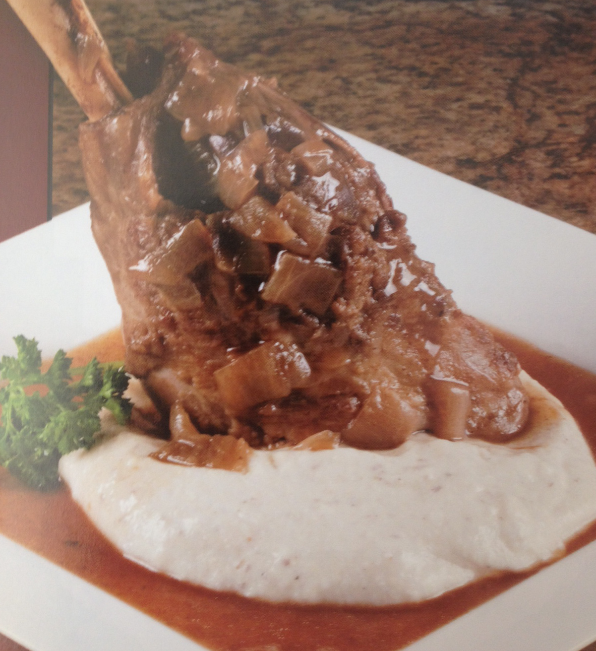 Slow Cooked Lamb Shanks