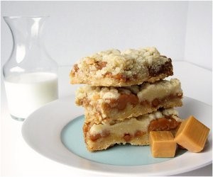 Salted Caramel Cookie Bars
