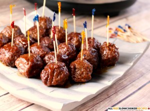 Our Version of Slow Cooker Party Meatballs