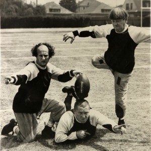 Three Stooges Play Football