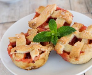 Gluten-Free Rhubarb Pies