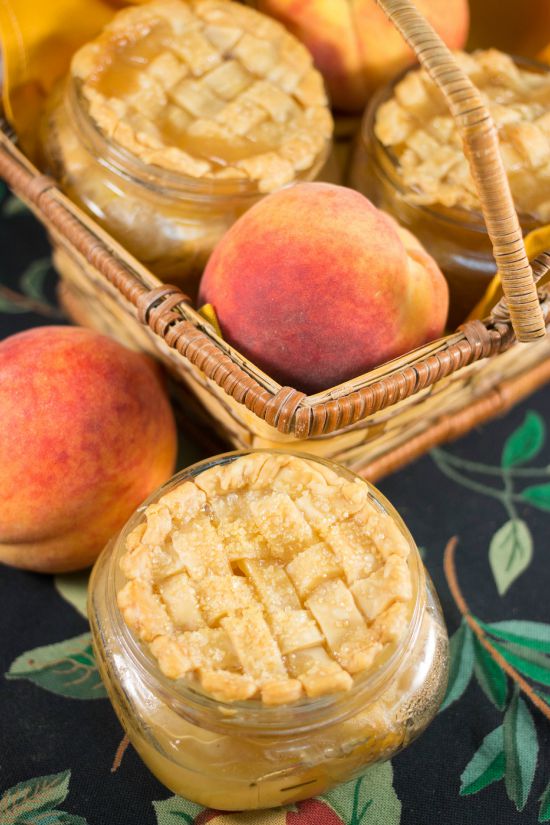 Peach Pies in a Jar