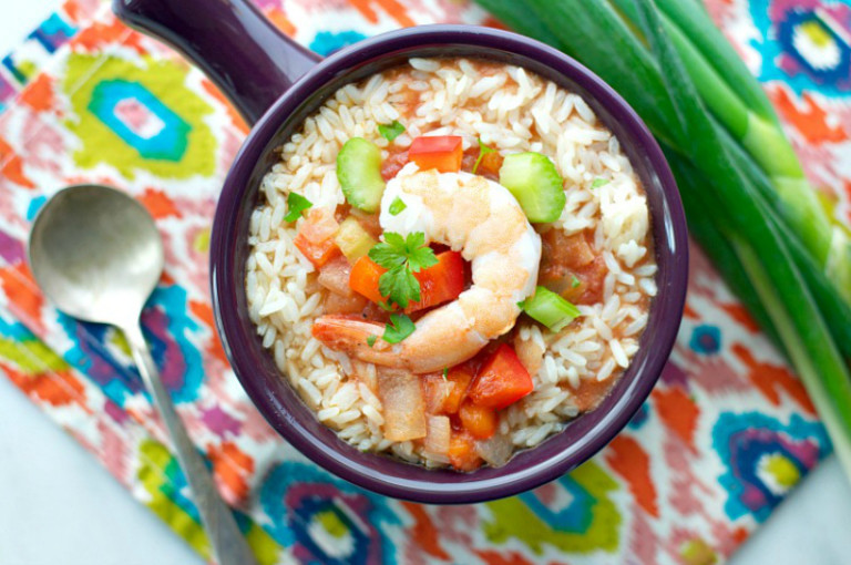 Slow Cooker Chicken and Shrimp Jambalaya RecipeChatter