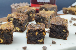 Slow Cooker Peanut Butter Chocolate Brownies