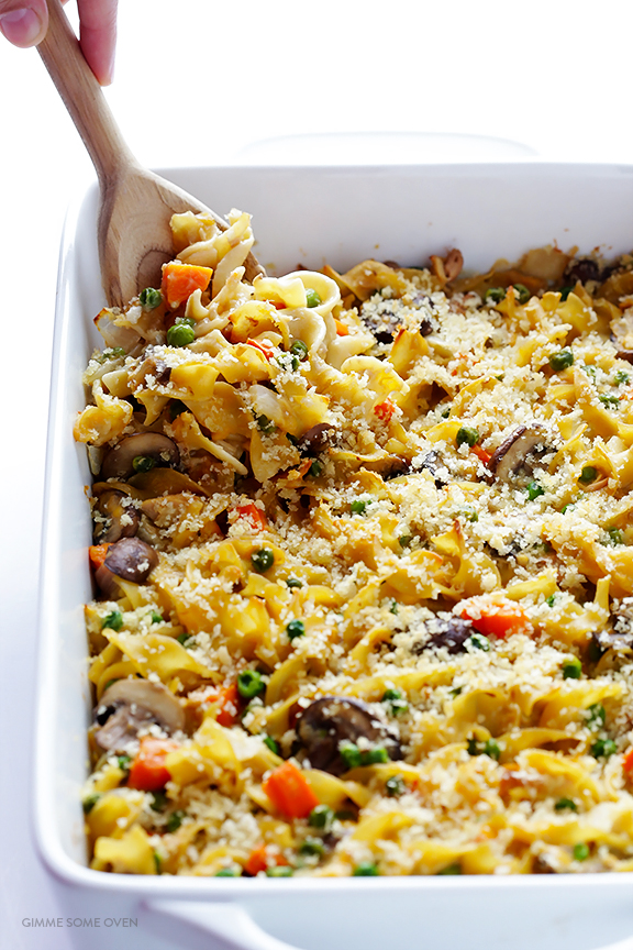 Lightened-Up Weeknight Tuna Casserole