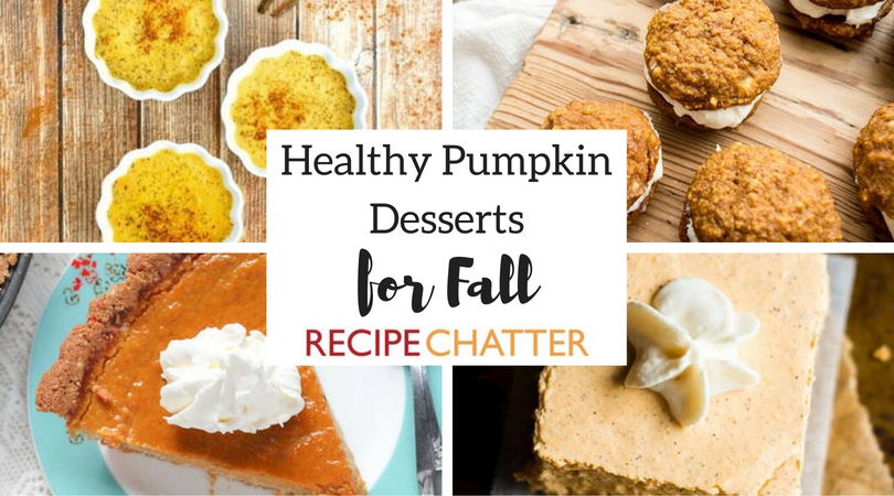 Healthy Pumpkin Desserts for Fall