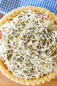Learn how to make this quick and easy tomato pie by utilizing 3 key ingredients. It's a wonderful dish to make anytime of the day and anytime of the year!