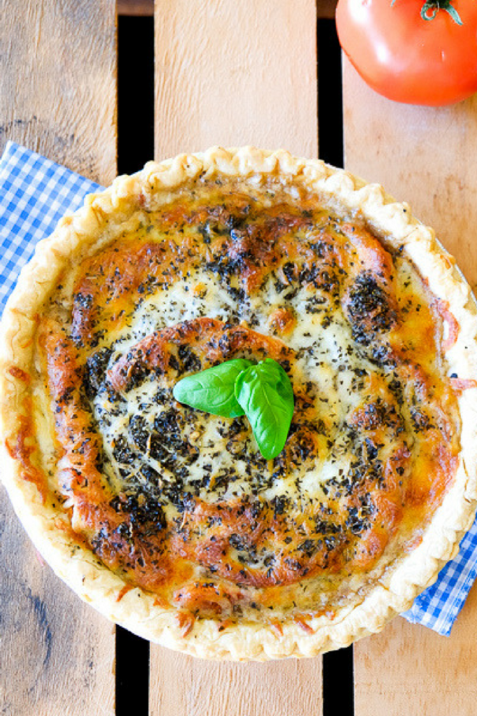 Learn how to make this quick and easy tomato pie by utilizing 3 key ingredients. It's a wonderful dish to make anytime of the day and anytime of the year!