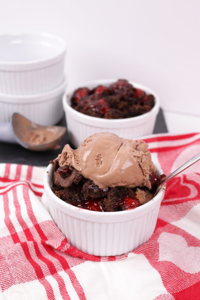 Chocolate Cherry Dump Cake RecipeChatter