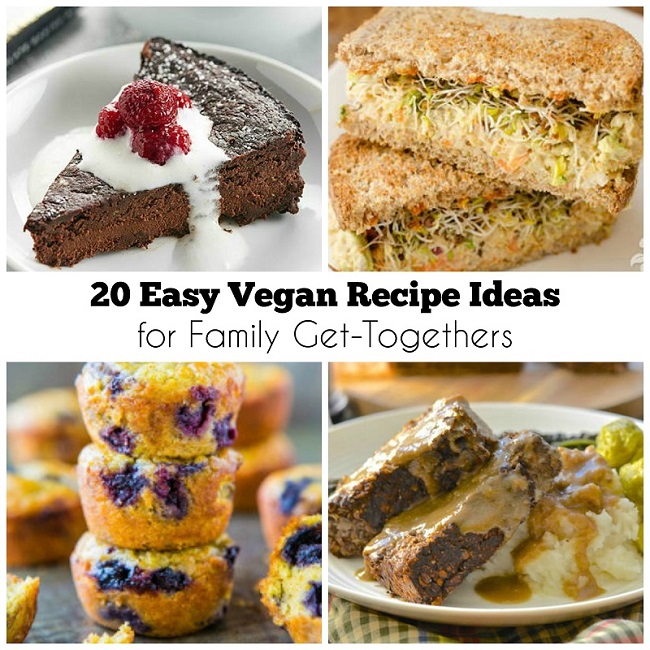 20 Easy Vegan Recipe Ideas for Family Get-Togethers