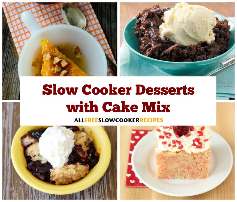 10 Easy Slow Cooker Desserts With Cake Mix Recipechatter 
